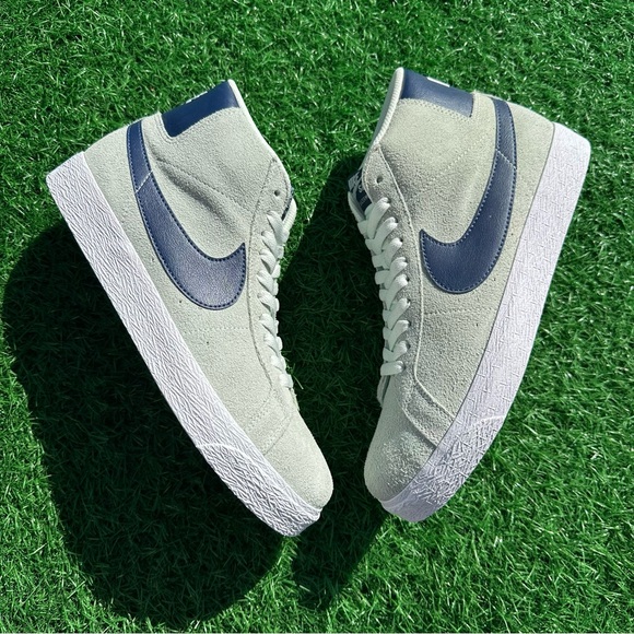 Nike Sb Zoom Blazer Mid Barely Green / Navy - Picture 7 of 13